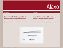 Tablet Screenshot of alaxo.com